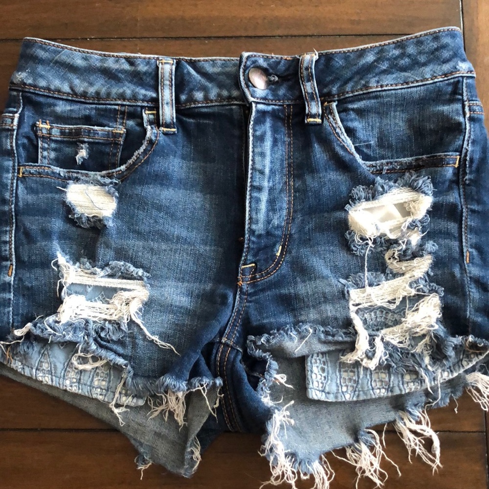 AE Super Stretch Jean Shorts